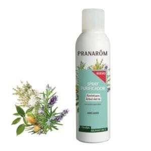 Este spray purificador proporciona una atmósfera sana gracias a los aceites esenciales seleccionados rigurosamente, Ravintsara y Árbol de té